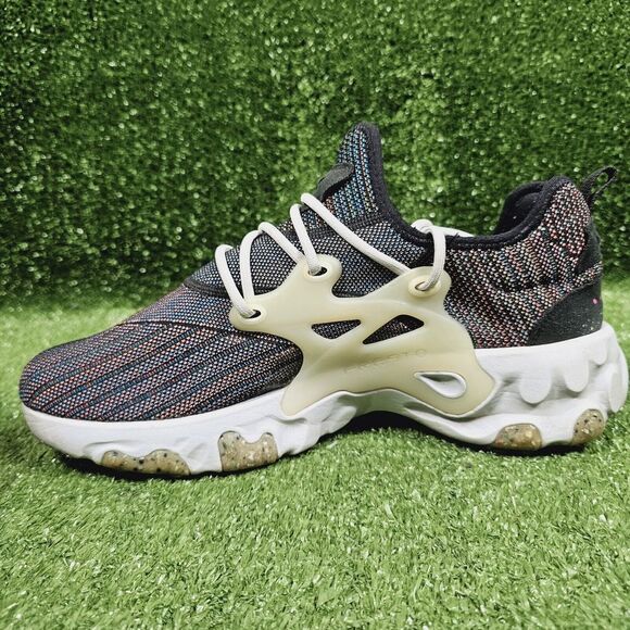 Nike React Presto Flyknit Multi Black Athletic Shoes CN1709-001 Mens Size US 13 - Picture 6 of 11